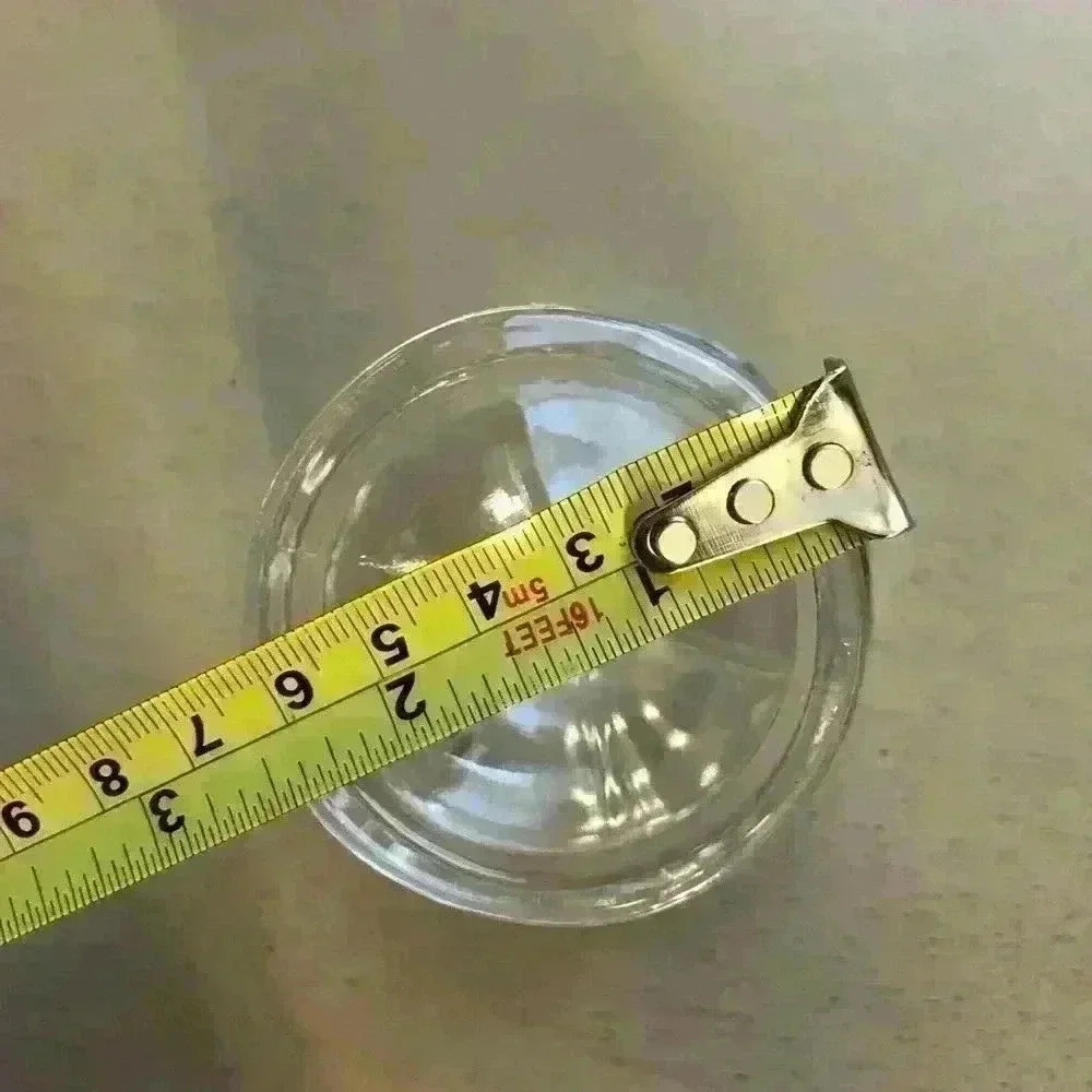 Vintage Clear Heavy Glass Dessert Cups set of 4 - Picture 5 of 6